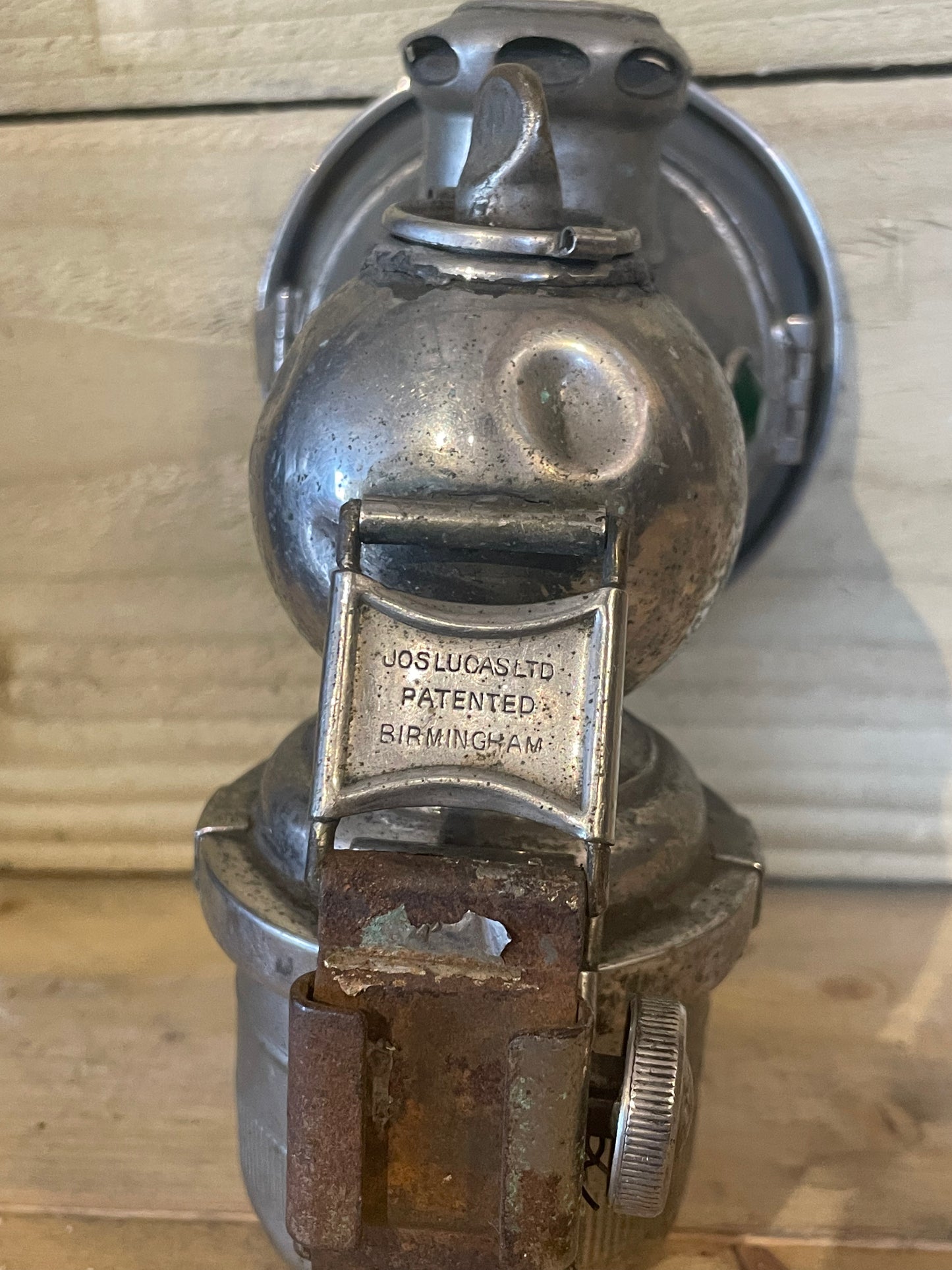 Joseph Lucas 'Calcia Toura' Carbide Bicycle Lamp c1920