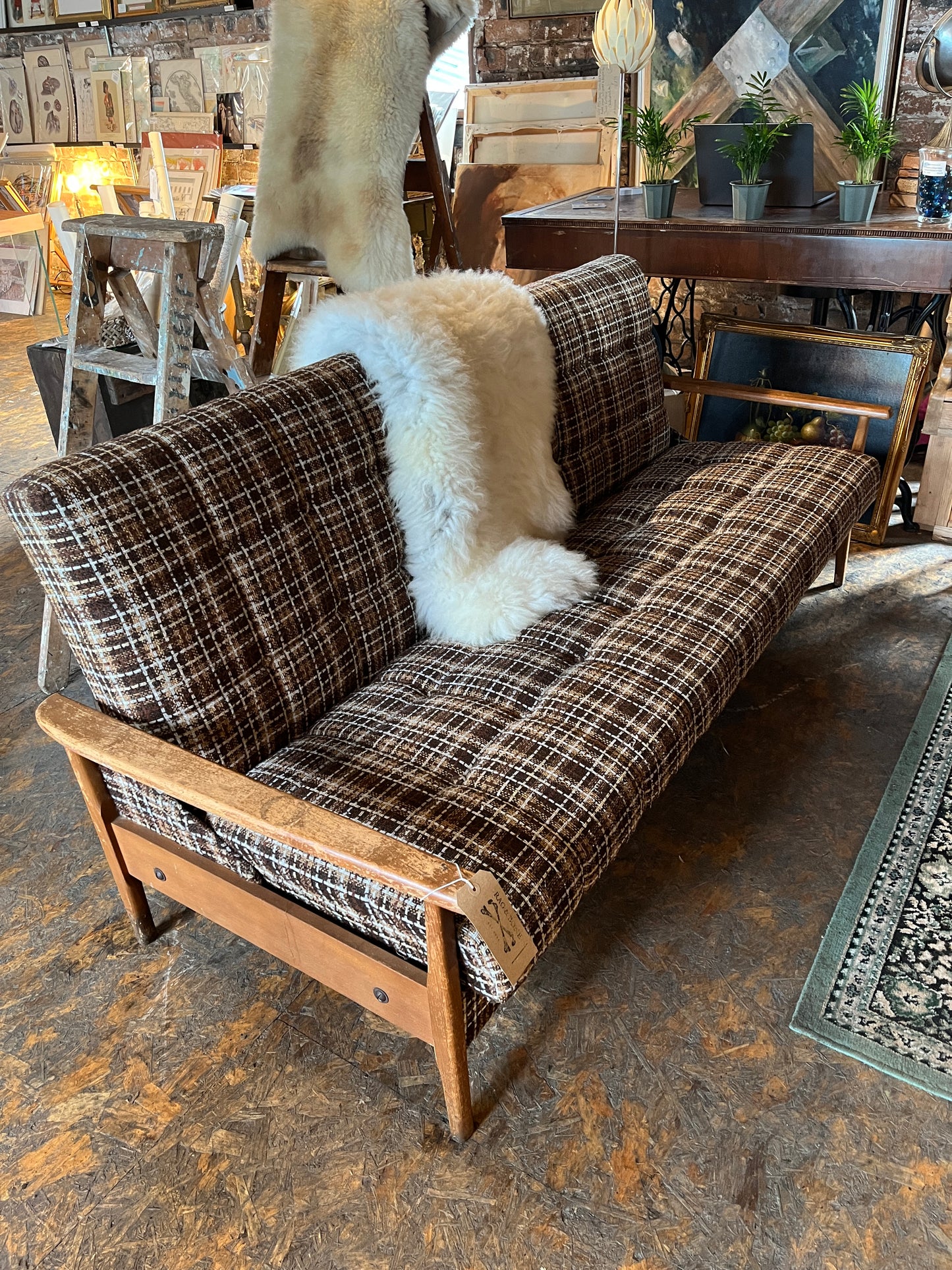 Vintage Wilhelm Knoll Antimott Daybed Sofa