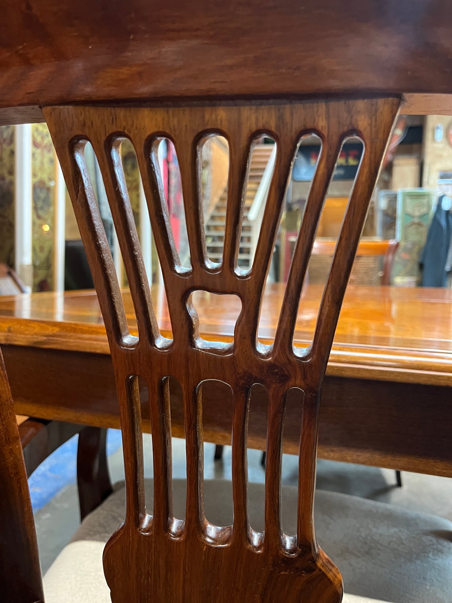 Chinese Rosewood Table and Chairs