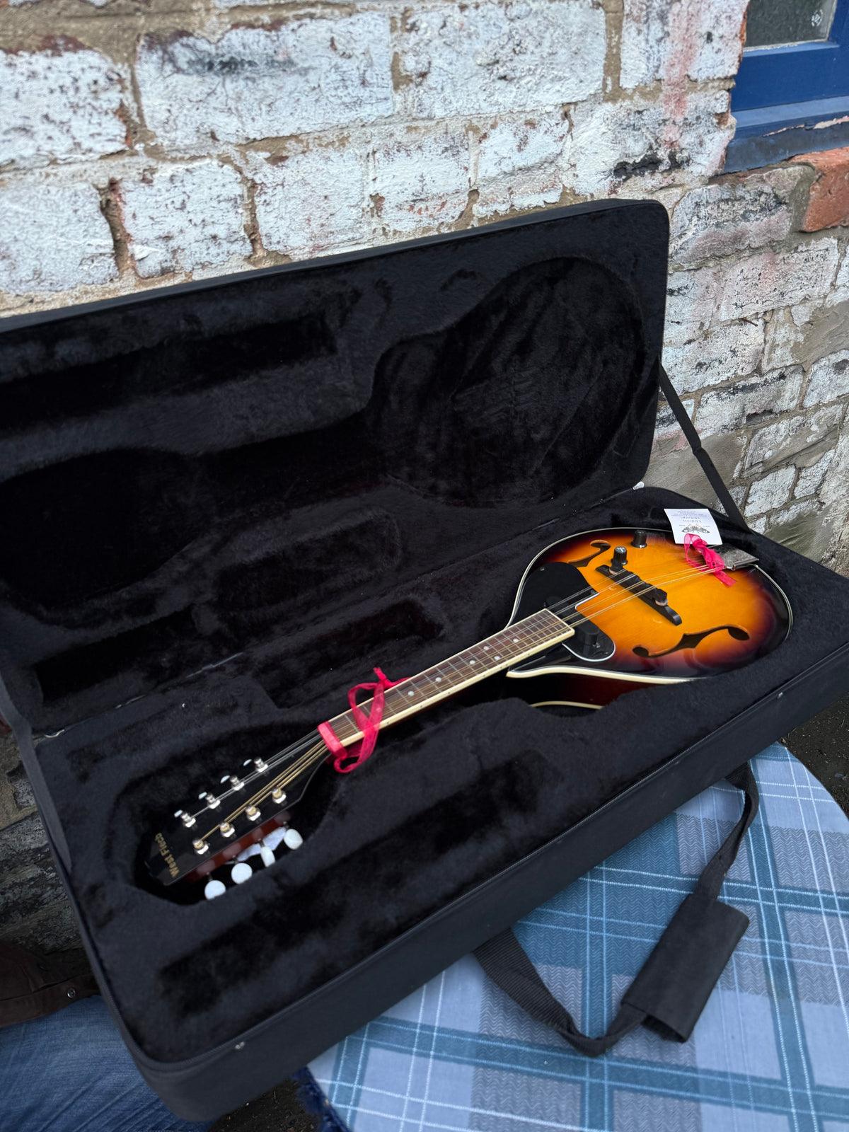 Electric Acoustic A-Style Mandolin with gig bag