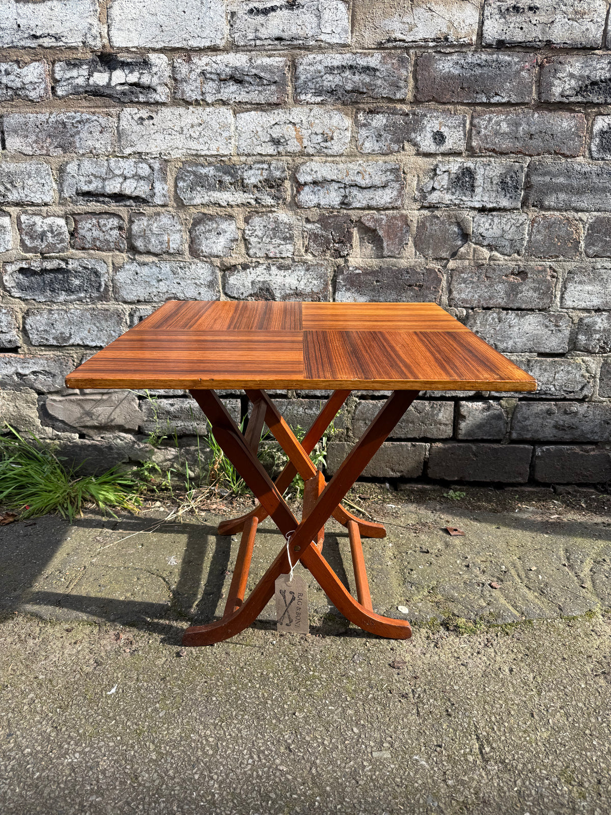 Mid Century Meredew Folding Tea Table