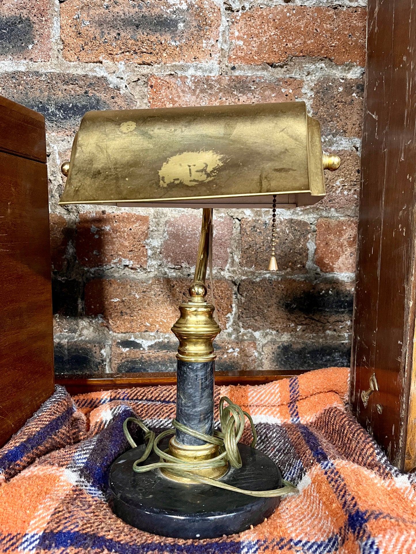 Vintage Bankers Lamp