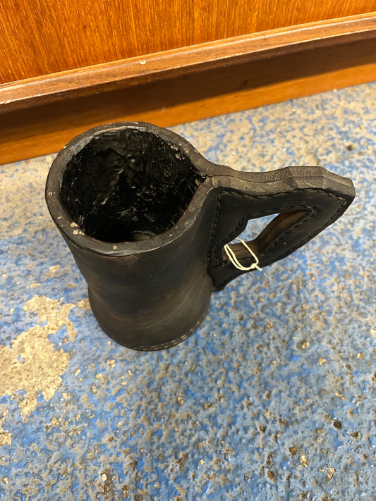 Leather Stitched Jug