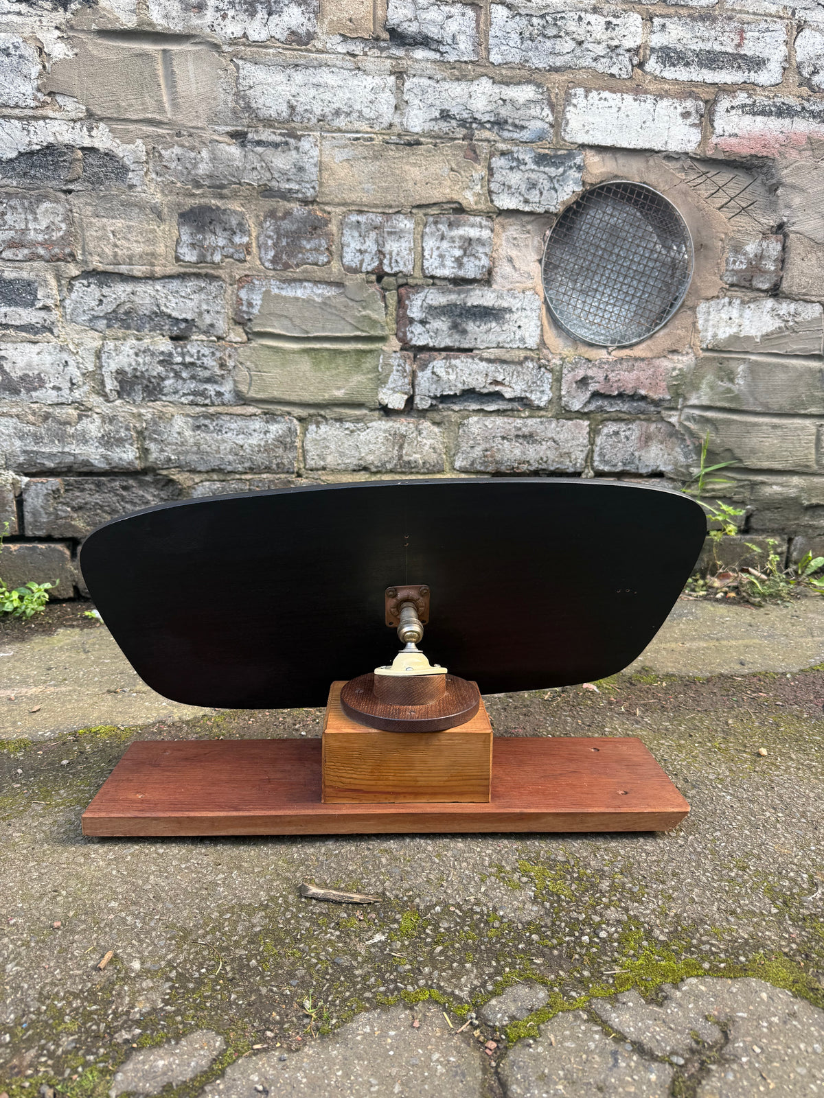 Vintage Church Organ Mirror with stand