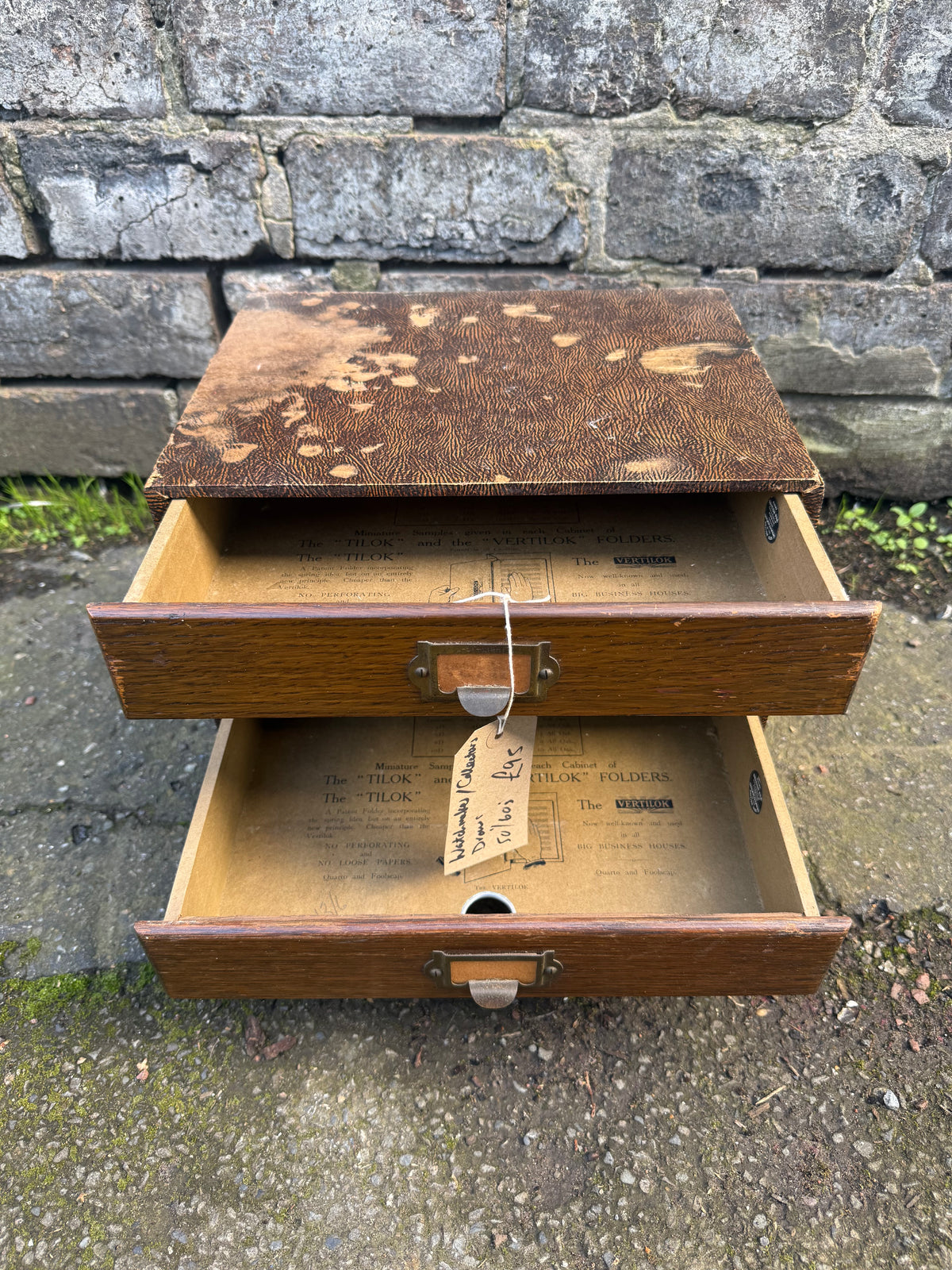Watchmaker's/Collector's Wooden Drawers - circa 1920's