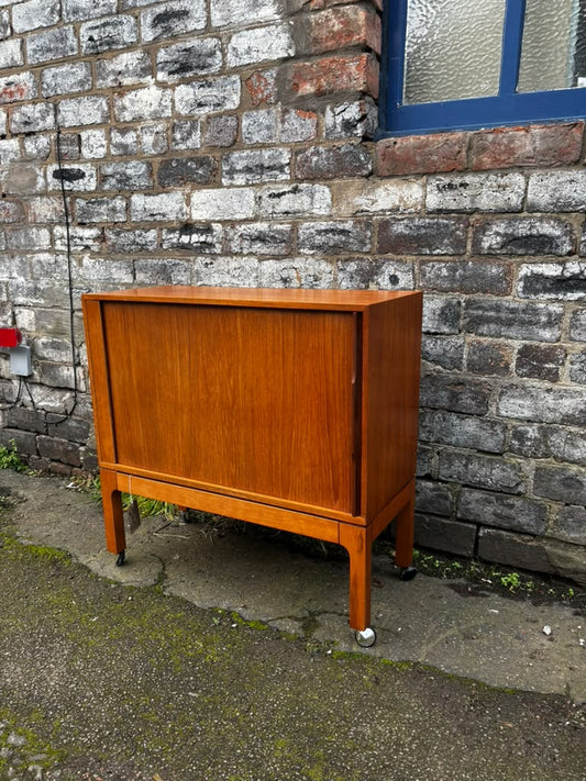 Mid-Century Modern Trambour Cabinet