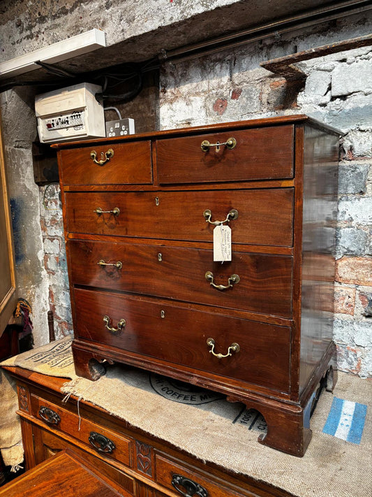 George III 19th Century Mahogany Chest