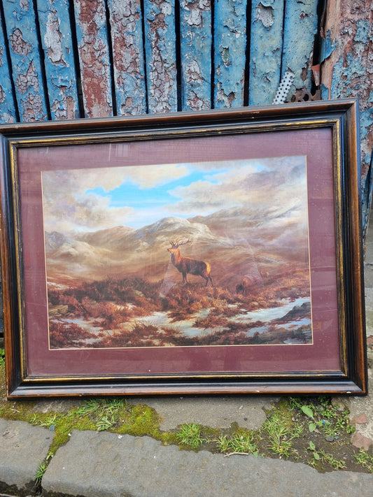 Elizabeth Halstead Framed Print 'Valley of the Stag'
